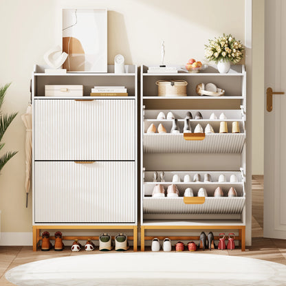 Penn Slim Tilt-Out Shoe Cabinet