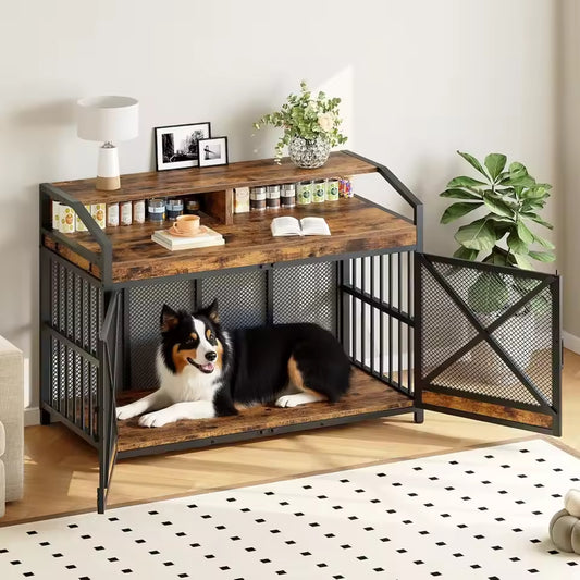 43.3" Ada Large Dog Crate Furniture