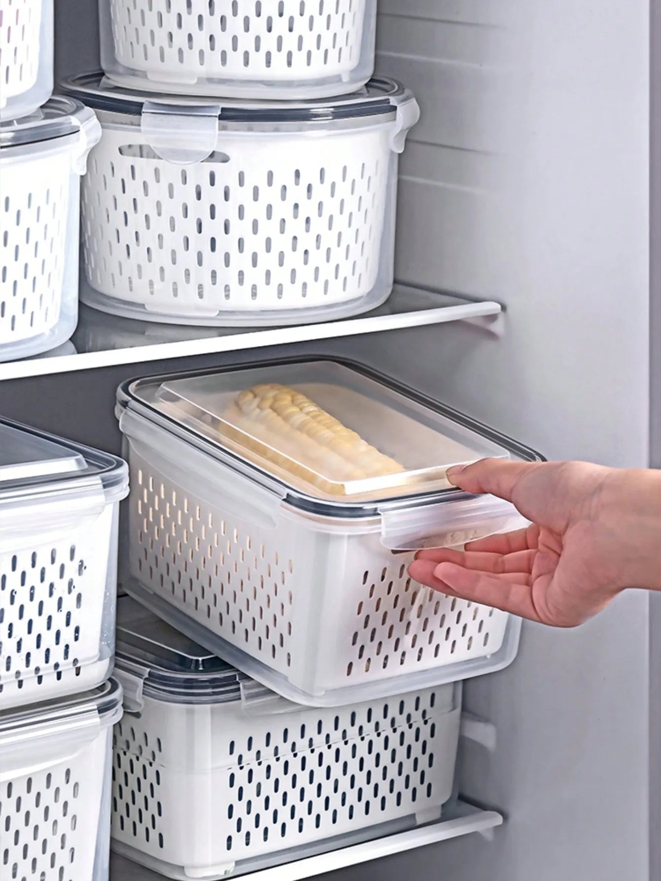 Blythe 3-Piece Produce Saver Bins