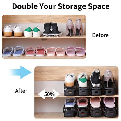Quinn 20-Piece Closet Shoe Slot Stackers