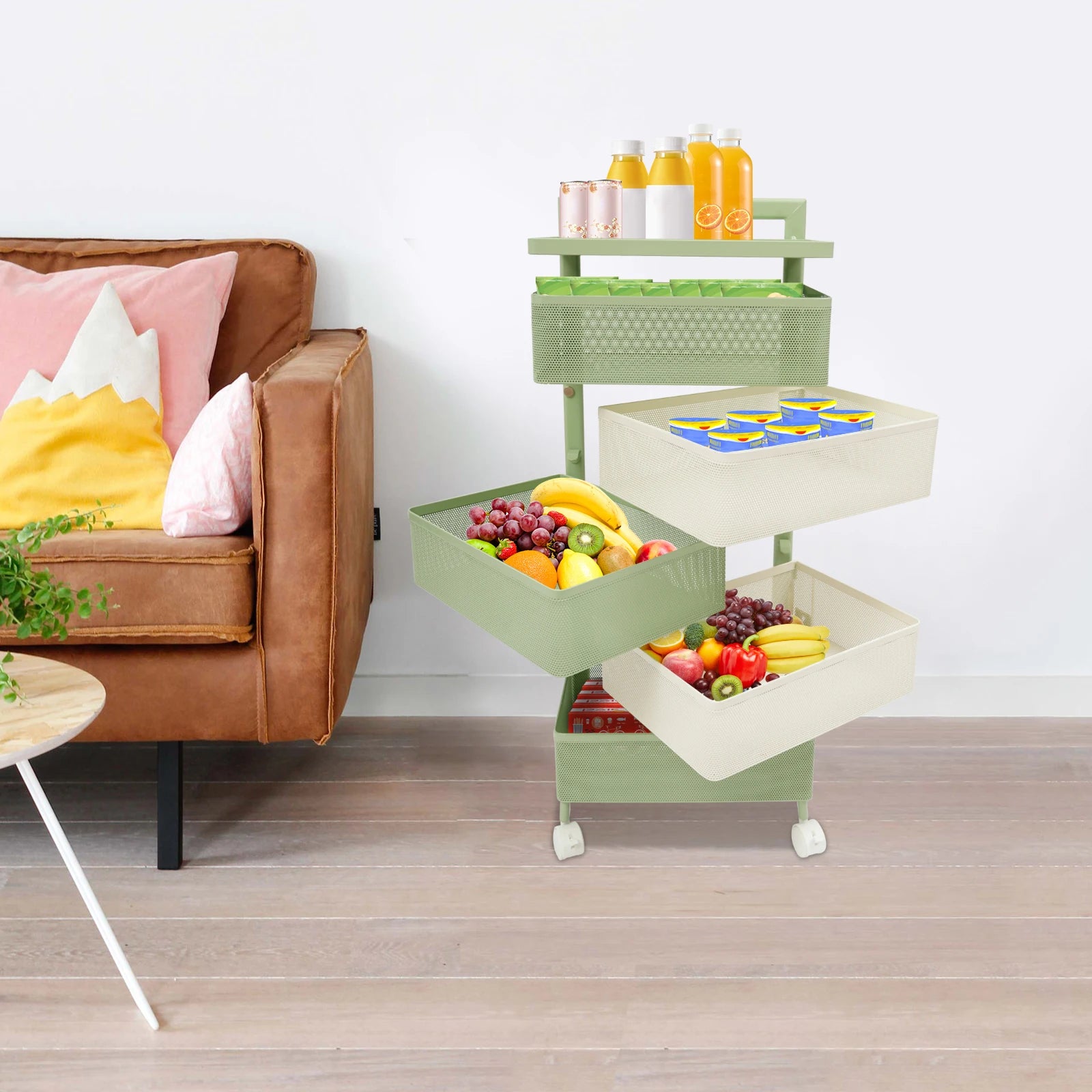 Bria Swivel Pantry Basket Organizer