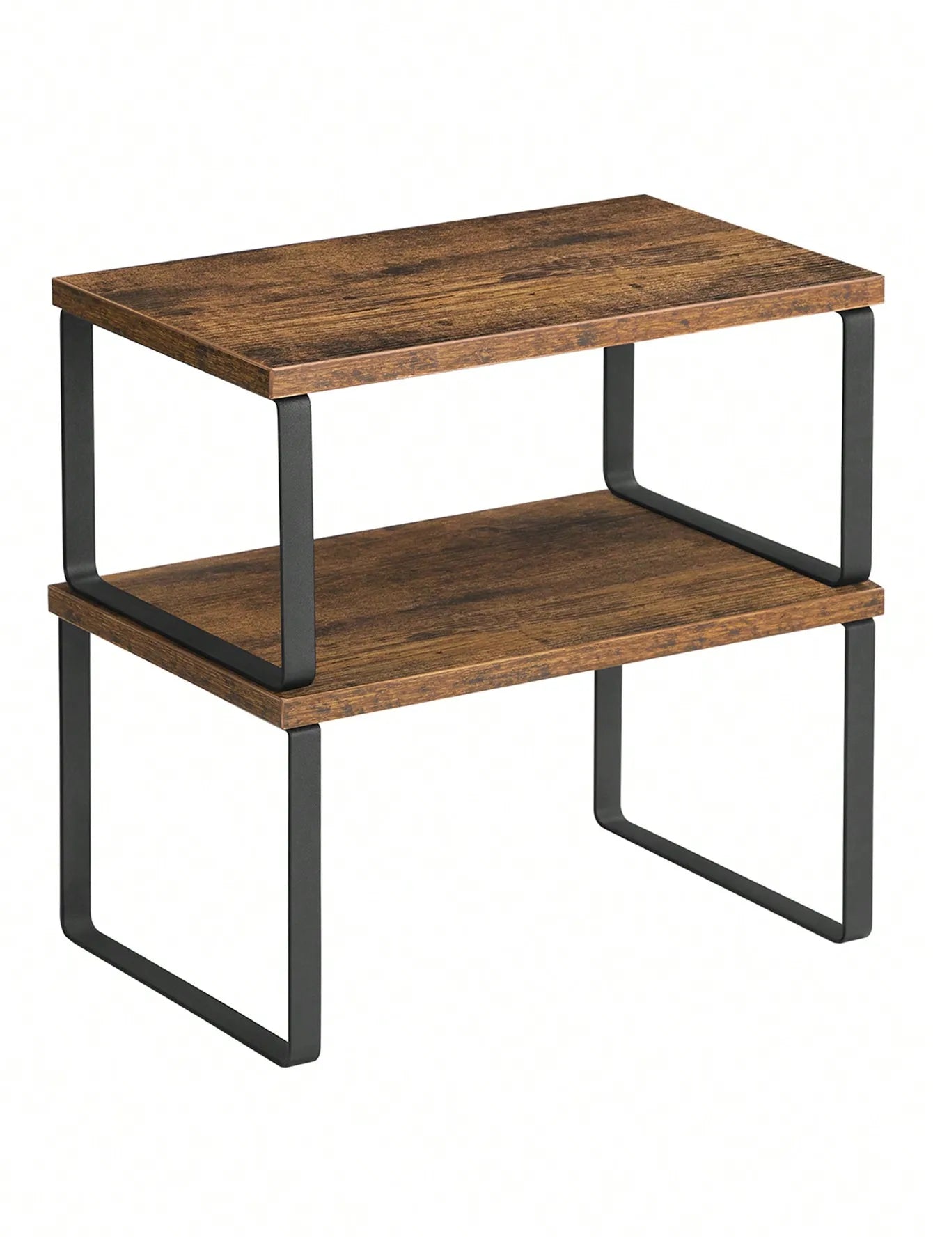 Nash 2-Pack Stackable Cabinet Shelf Risers