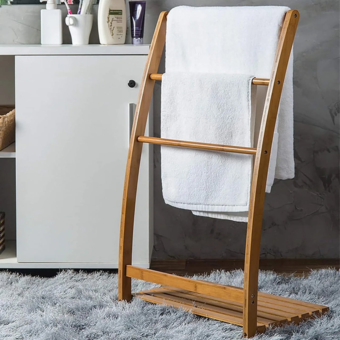 Hattie Bamboo Towel Ladder