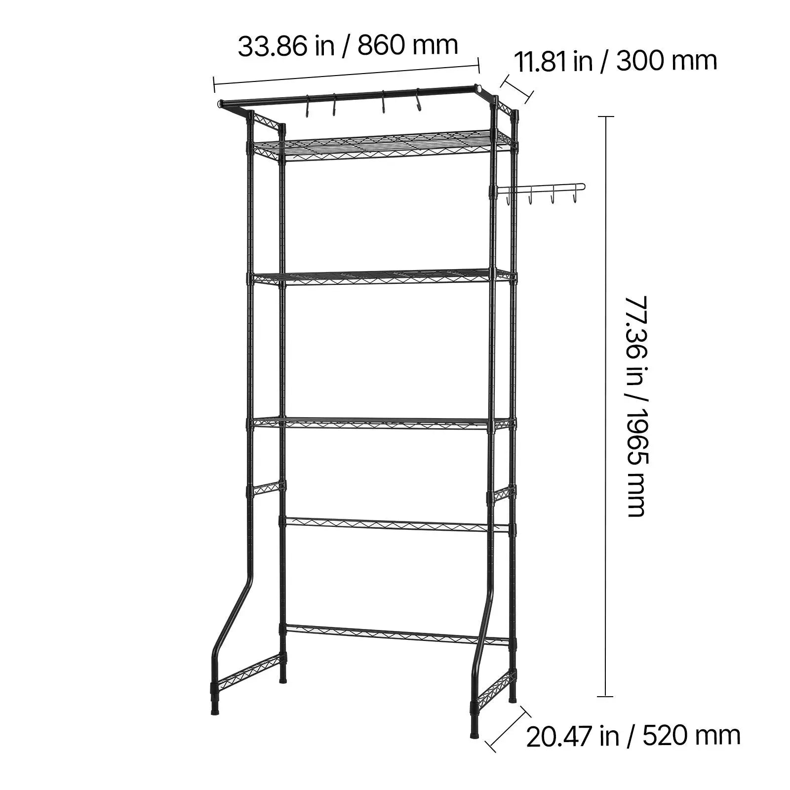 Niko Over-Washer Storage Shelf