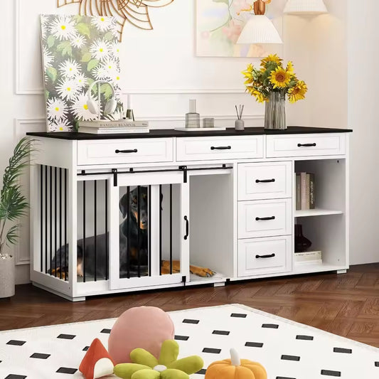 67" Ryan Large Dog Crate Furniture