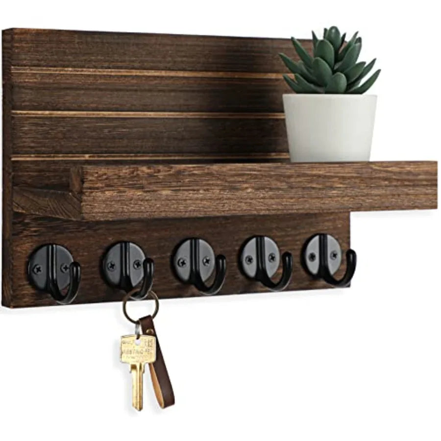 Paxton Wall Key and Mail Shelf