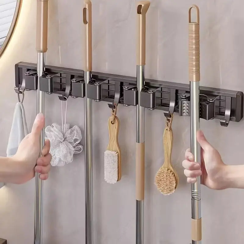 Gia 2-Pack Gold Wall Mop Holder