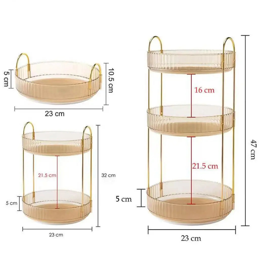 Hollis Gold Rotating Spice Tray