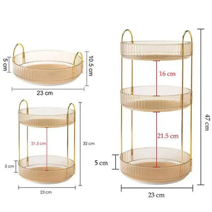 Hollis Gold Rotating Spice Tray