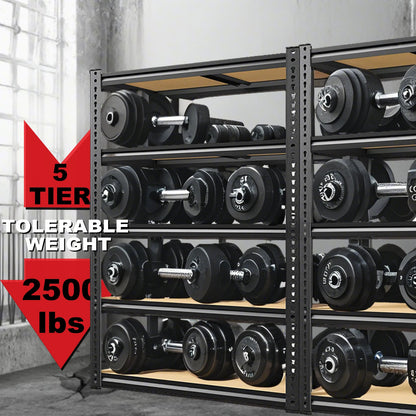 Uma 72-Inch 5-Tier Heavy-Duty Storage Shelving