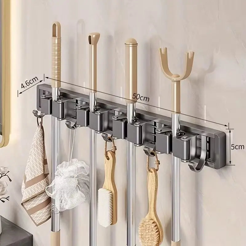 Gia 2-Pack Gold Wall Mop Holder