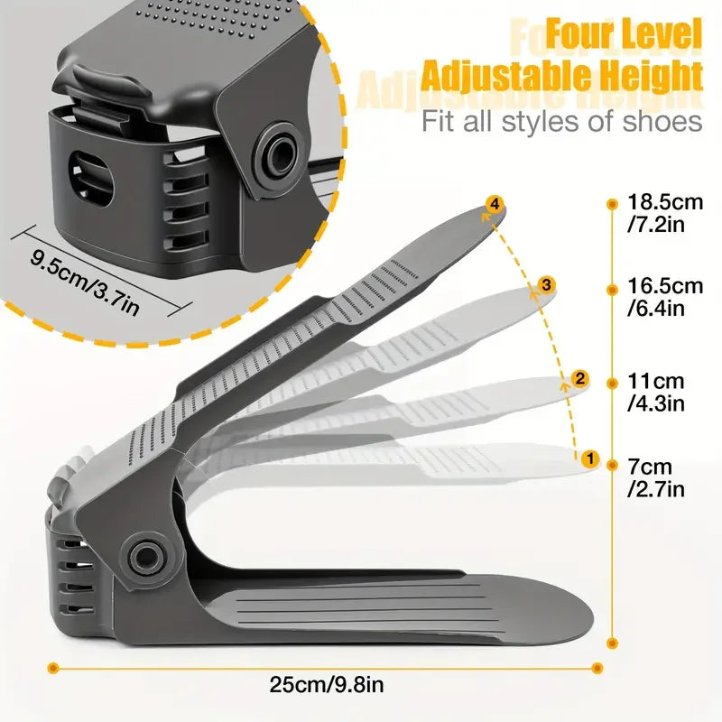 Quinn 20-Piece Closet Shoe Slot Stackers