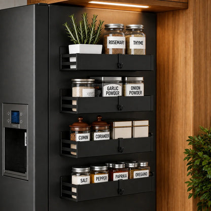 Ivy 4-Pack Magnetic Fridge Spice Rack