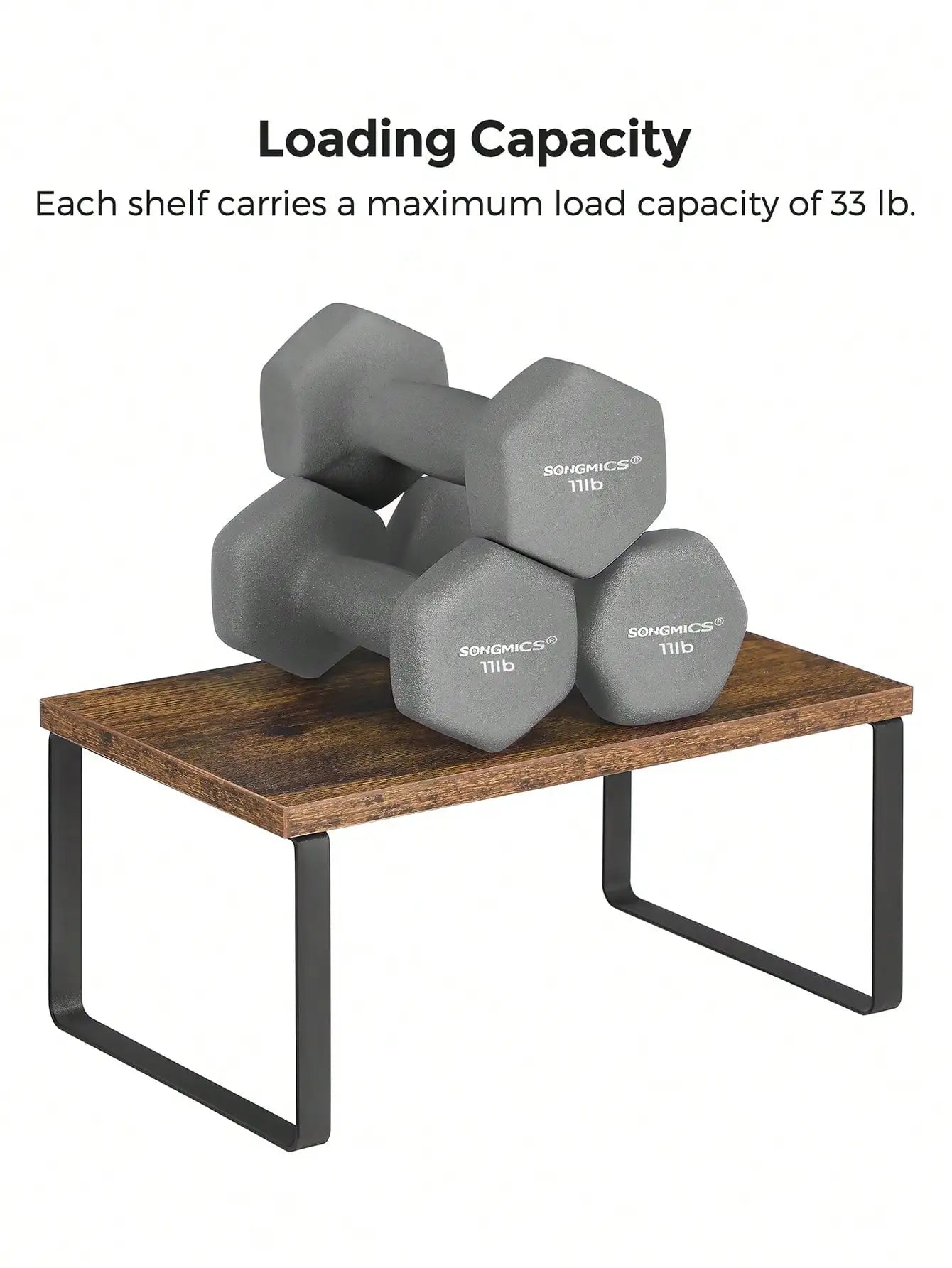 Nash 2-Pack Stackable Cabinet Shelf Risers