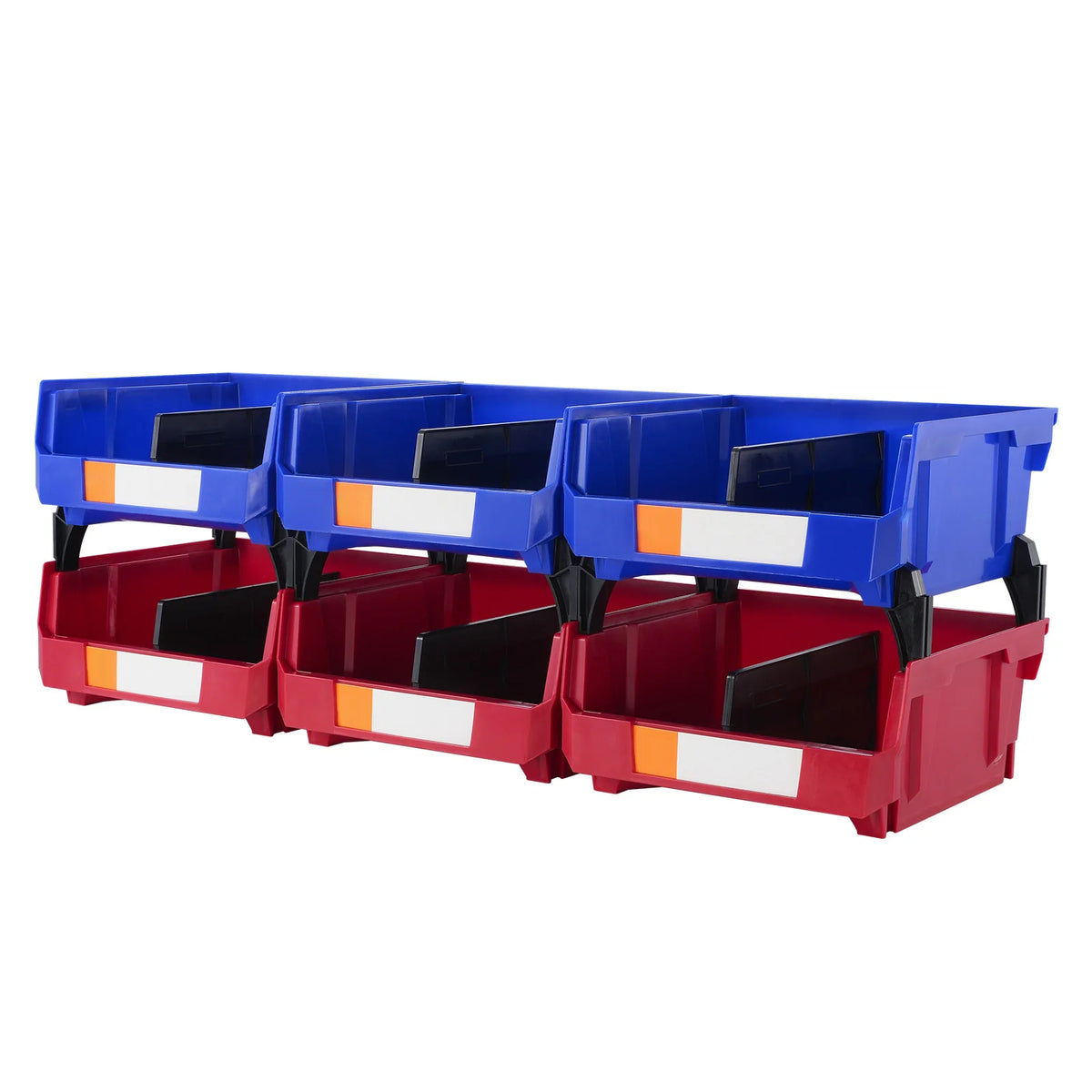 Wynn 6-Piece Stackable Wall Storage Bins