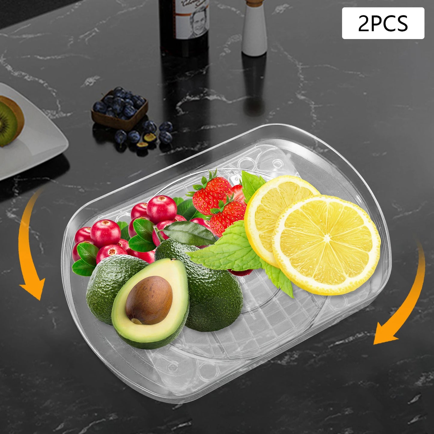Tess Fridge Turntable Organizer