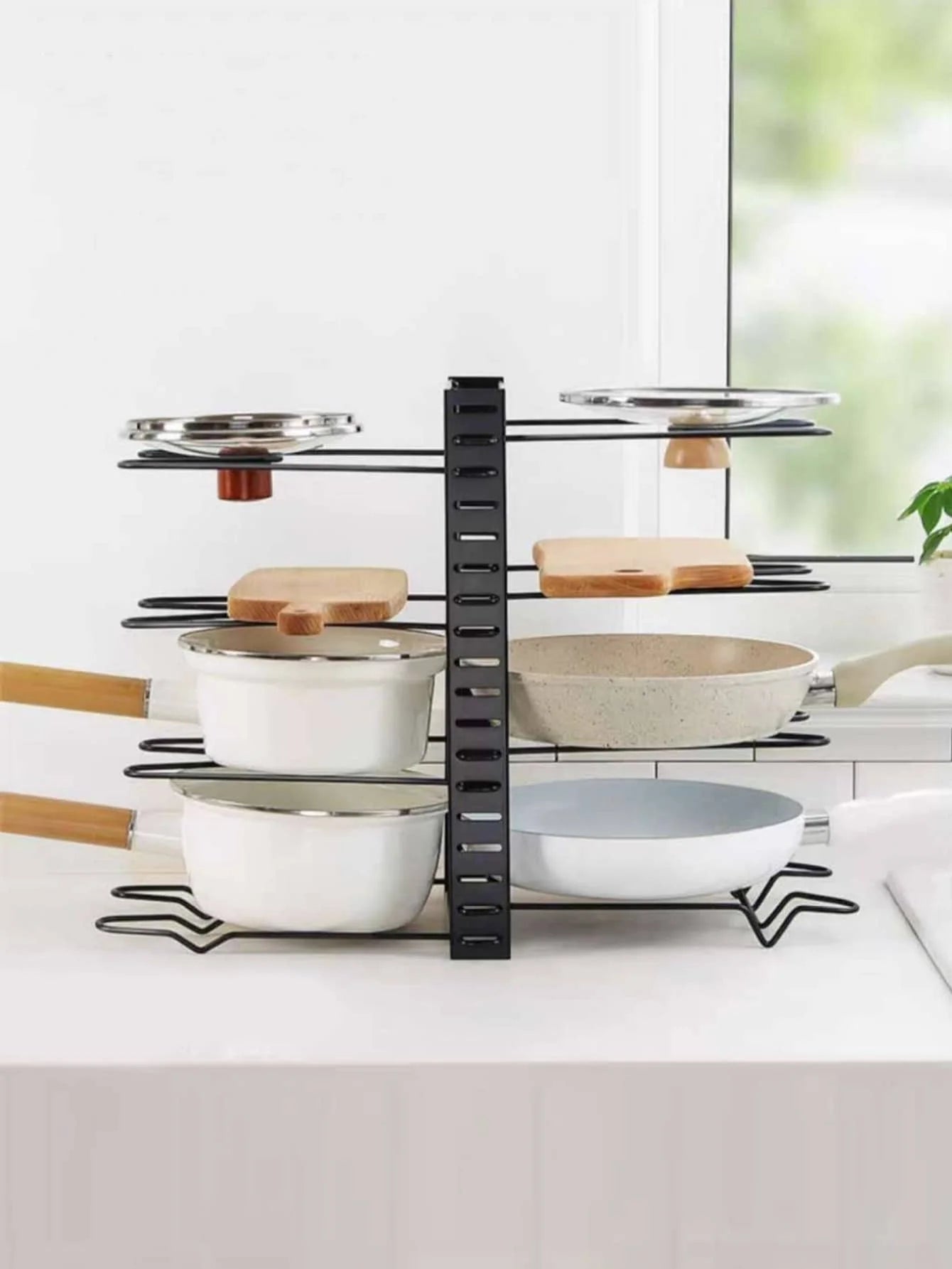 Kade 8-Tier Pot and Lid Rack