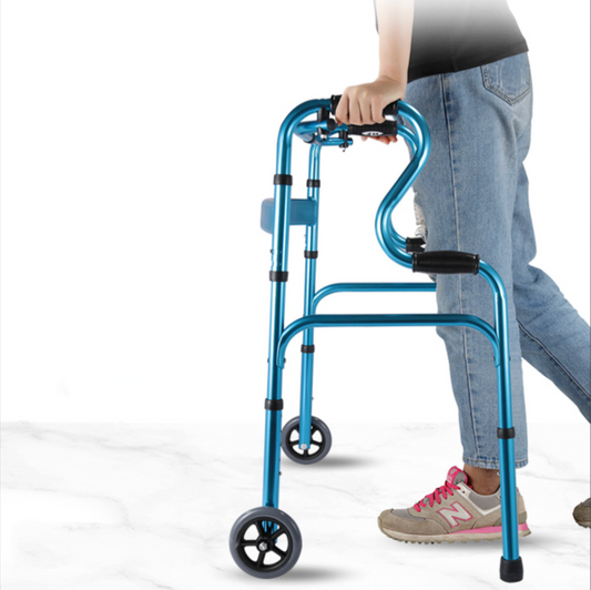 Heavy Duty Senior Lightweight Mobility Walker (Dual Handle)
