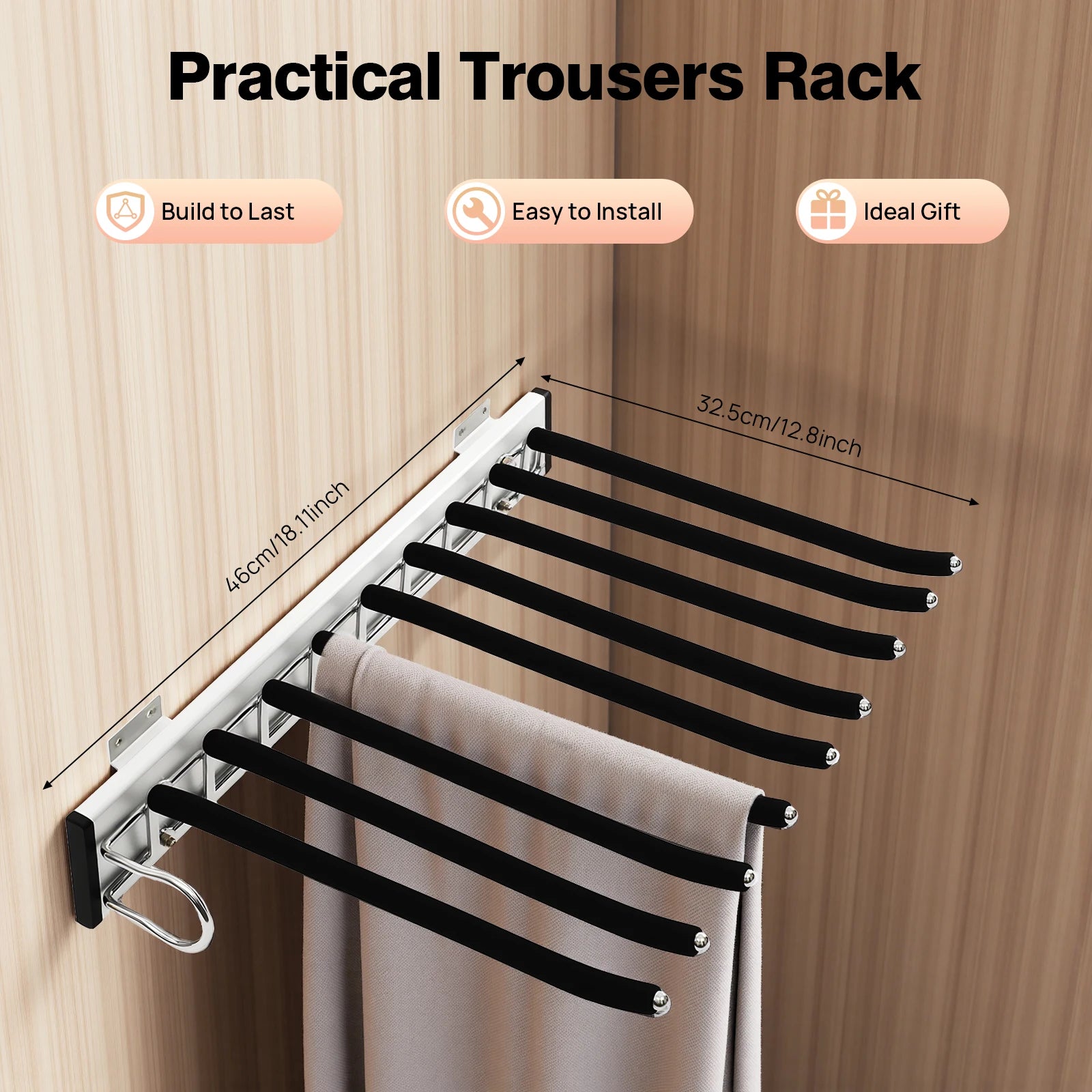 Hugo Pull-Out Trouser Rack