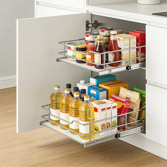 Posy 2-Tier Pull-Out Pantry Baskets