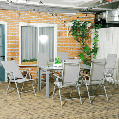 Cayden 6 Seater Outdoor Garden Dining Set