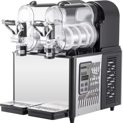 2 Tank Commercial Daiquiri Slush Machine - Canva Home