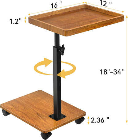 Adjustable Height C Table