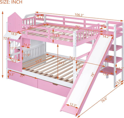 Castle Style Bunk Bed - Canva Home