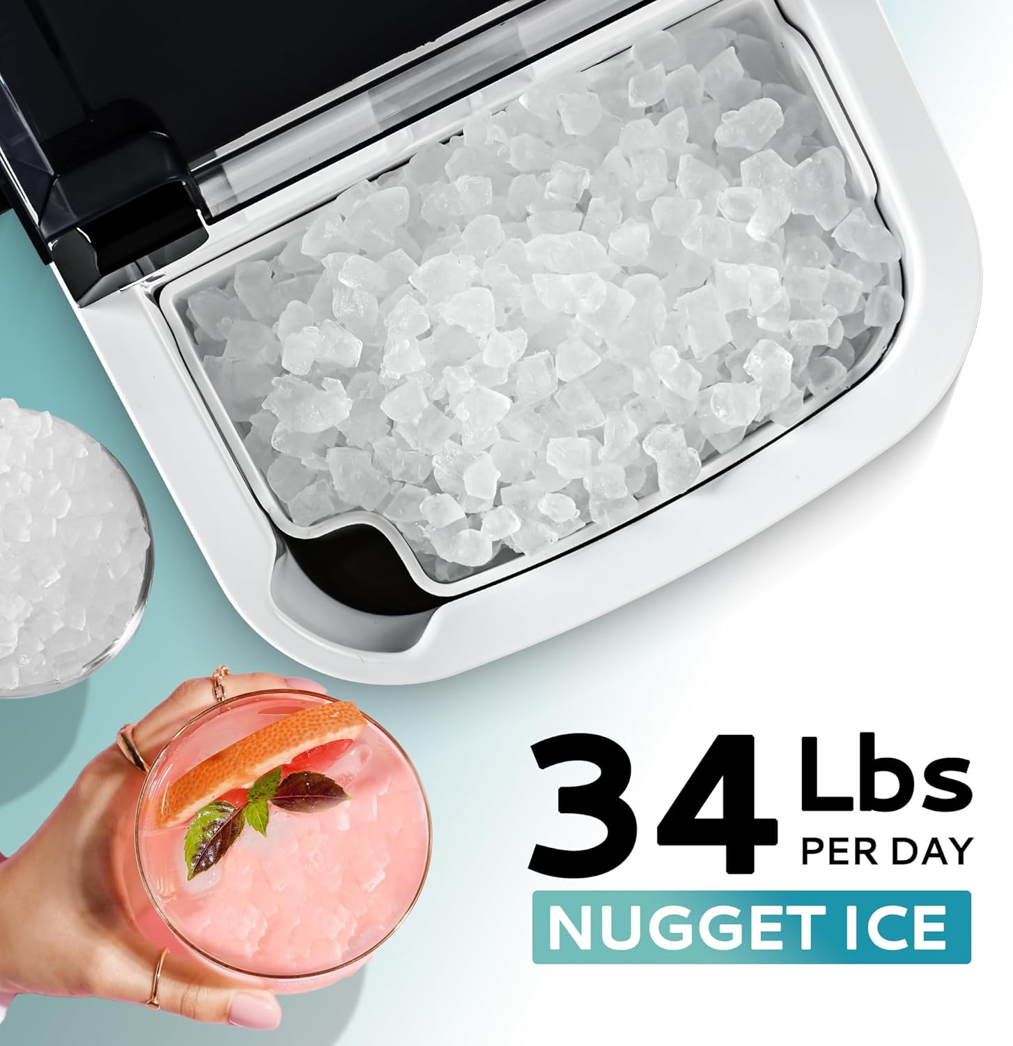 Nugget Ice Maker Countertop - Canva Home