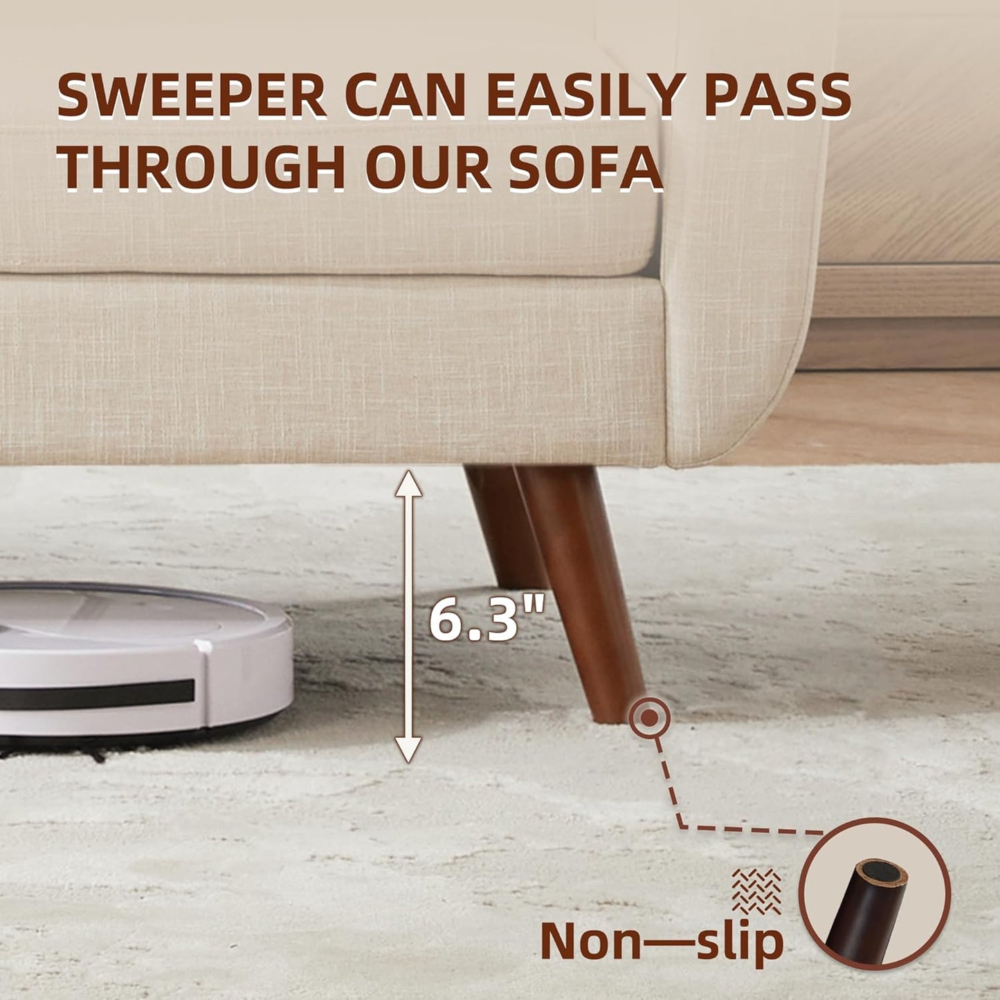 65" W Loveseat Sofa - Canva Home