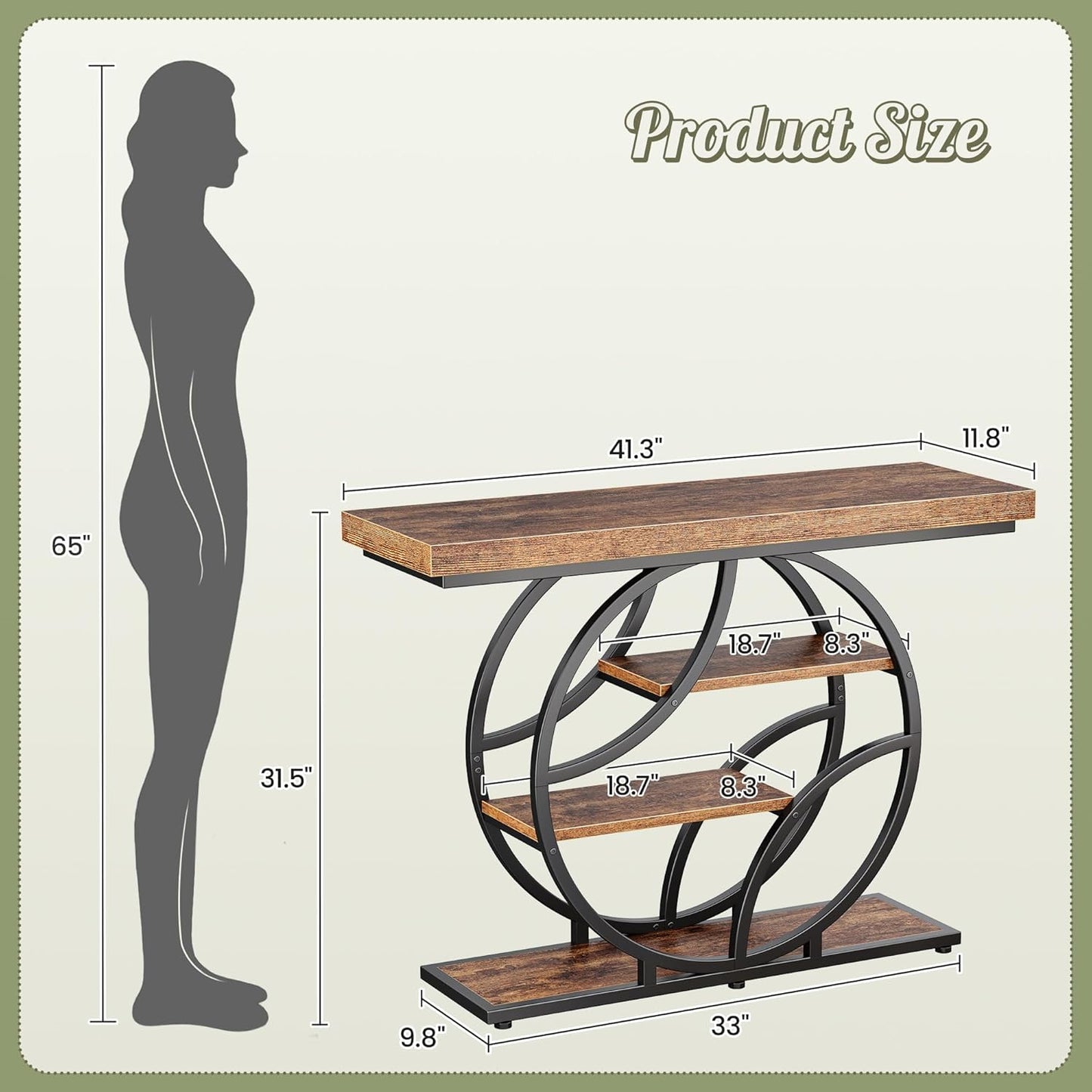 Huuger Modern Console Table - Canva Home