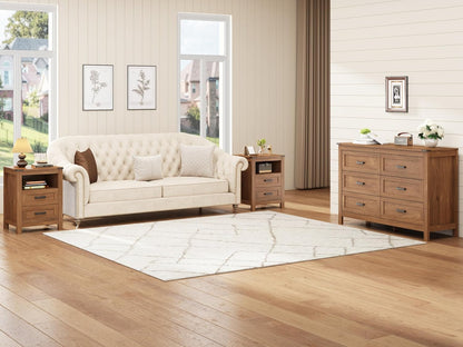 EazeHome 3 Piece Farmhouse Bedroom Furniture Set - Canva Home