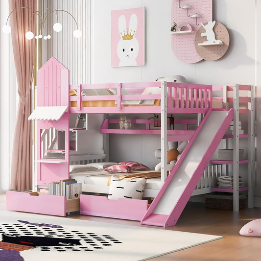 Castle Style Bunk Bed - Canva Home