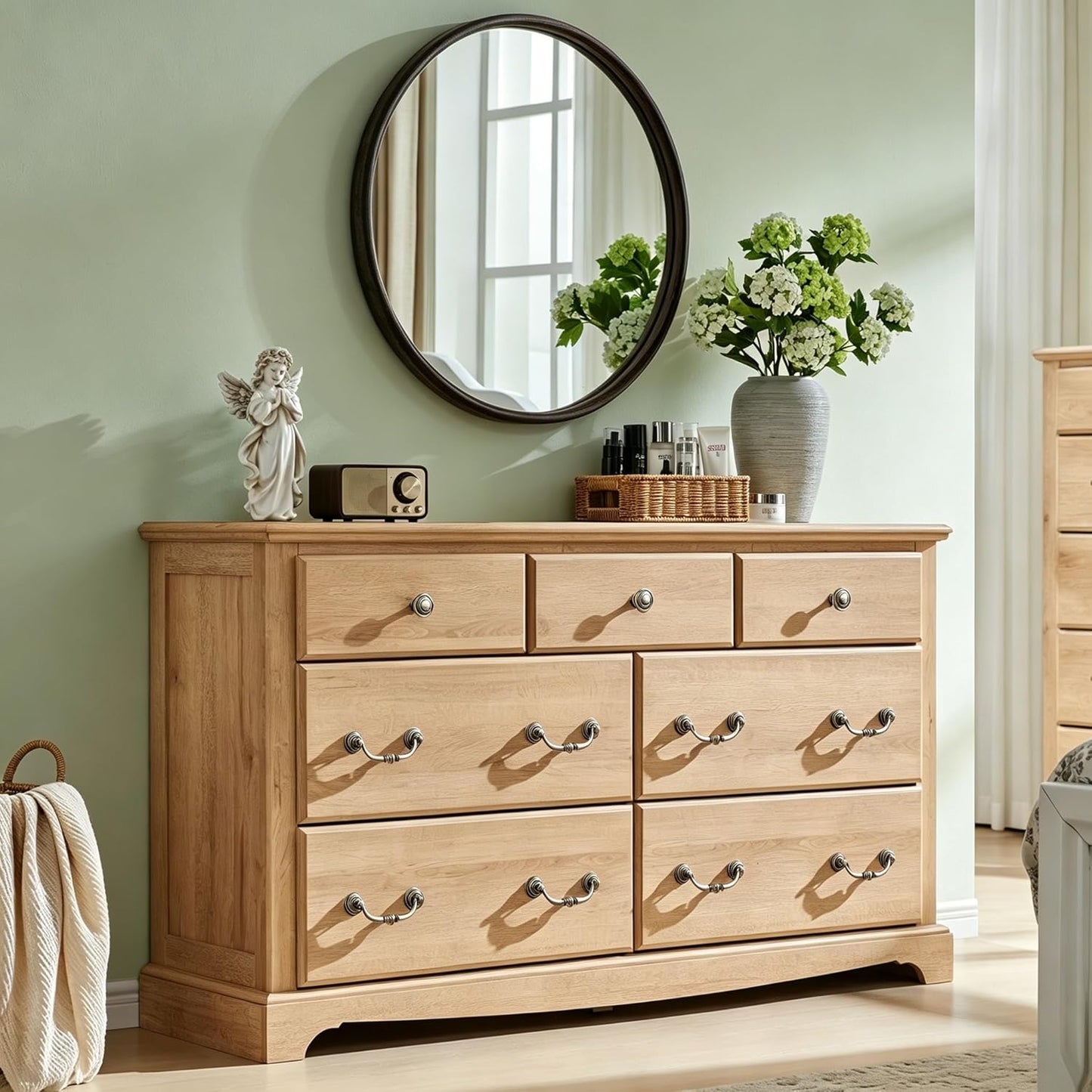 Farmhouse Dressers & Night Stand Set of 4
