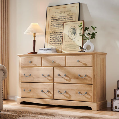 54" Wide 7 Drawers Dresser Chests