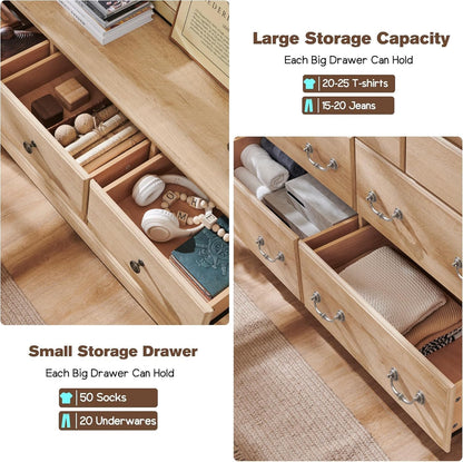 Farmhouse Dressers & Night Stand Set of 4