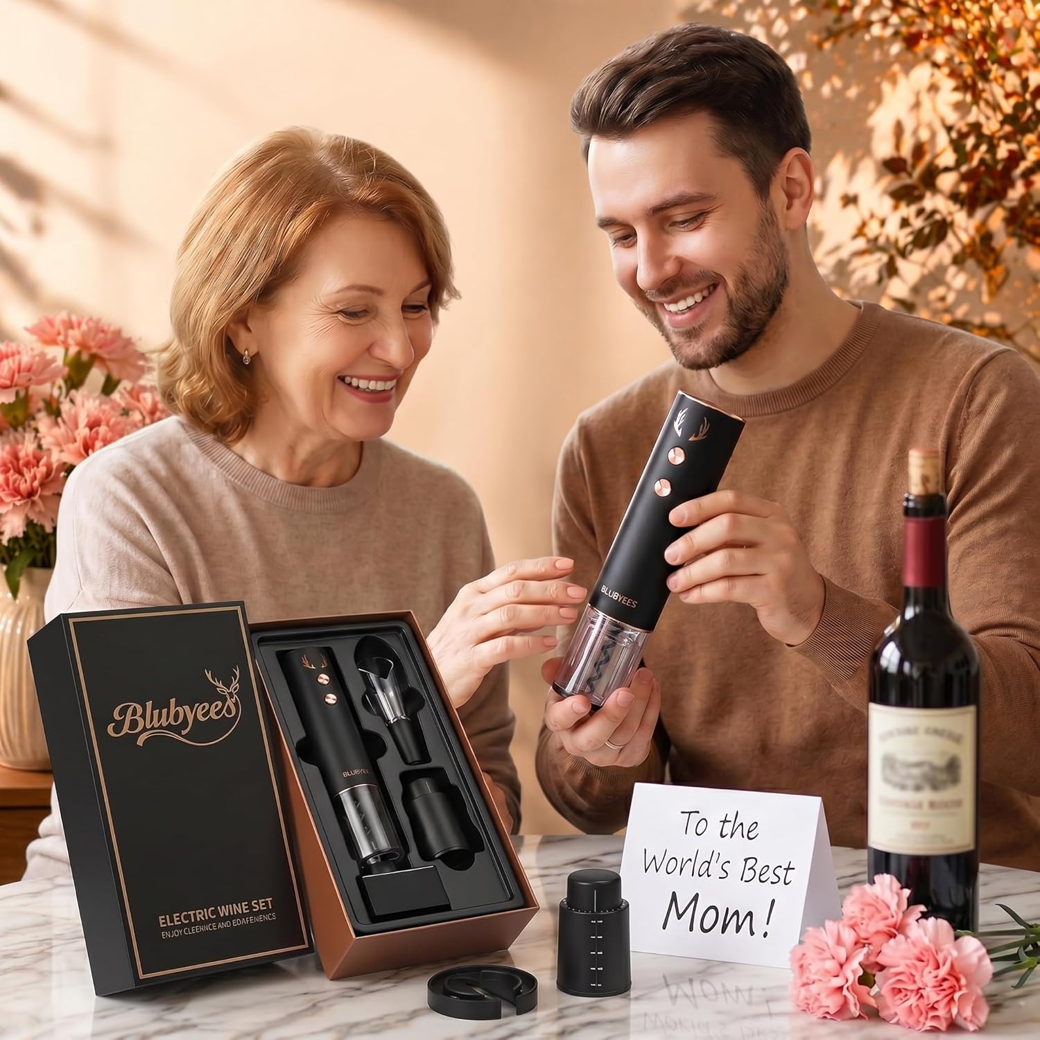 4-in-1 Rechargeable Electric Wine Opener Set - Canva Home