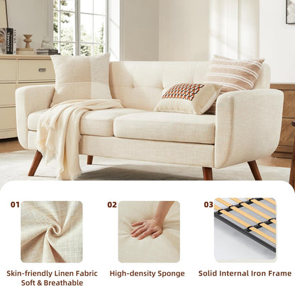65" W Loveseat Sofa - Canva Home