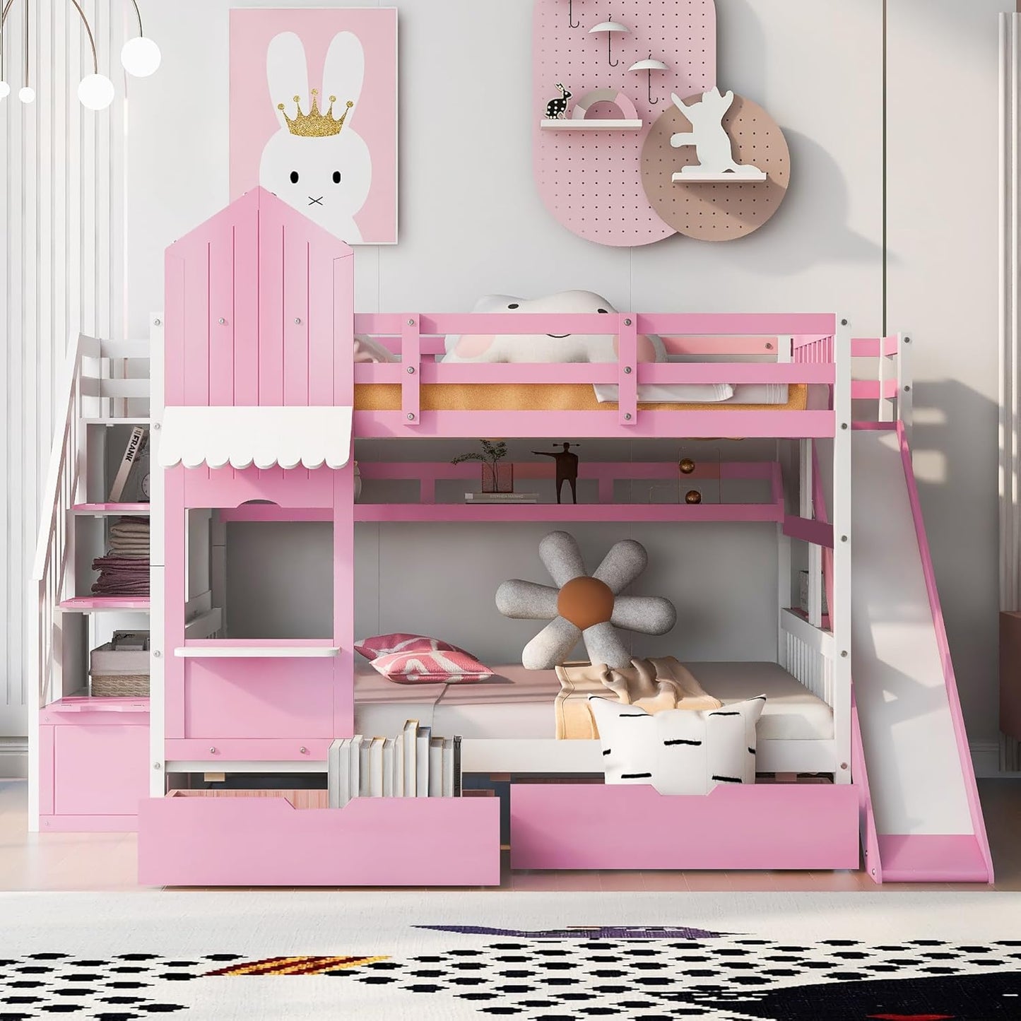 Castle Style Bunk Bed - Canva Home