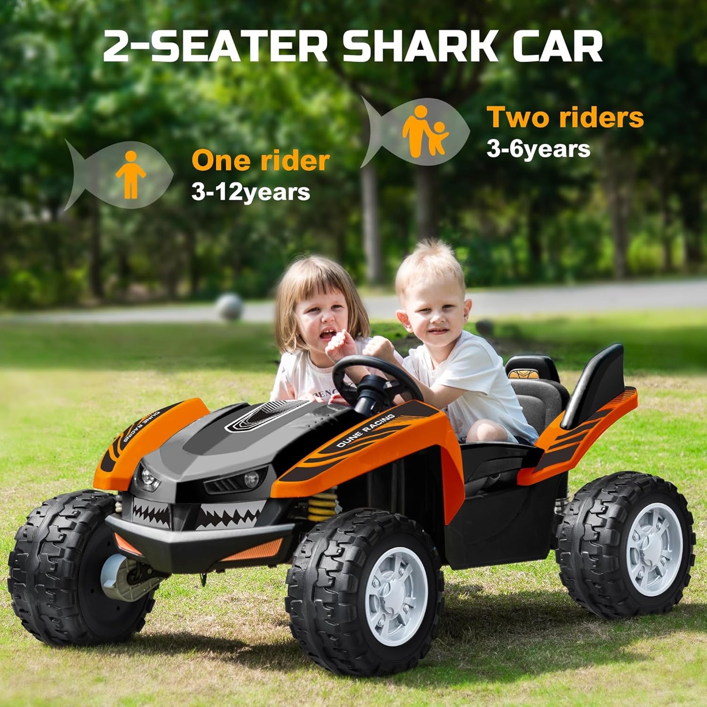 24V 4x4 Dune Racer Ride-On Car - Canva Home