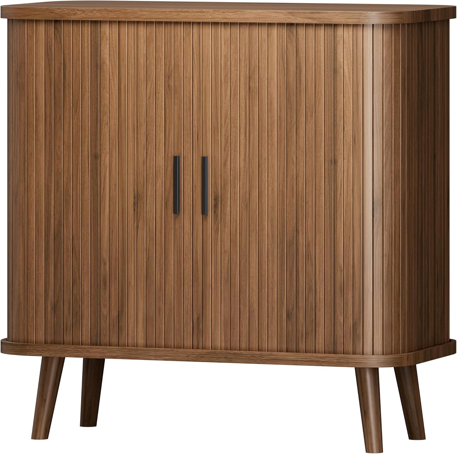 31.5" Wide Fluted Modern Accent Storage Cabinet - Canva Home