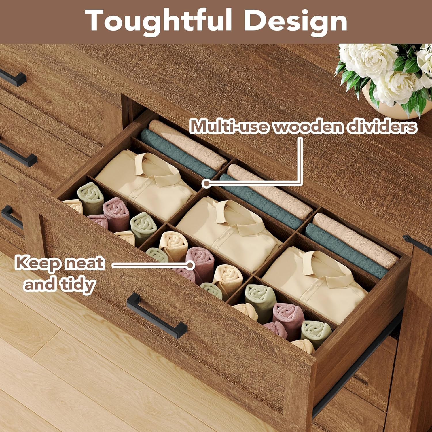EazeHome 3 Piece Farmhouse Bedroom Furniture Set - Canva Home