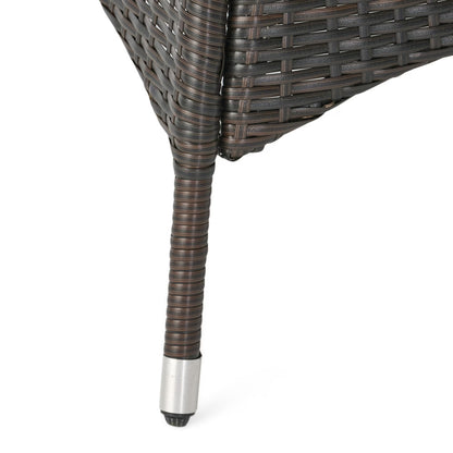 Ramsey Outdoor Wicker Round Dining Table - Canva Home