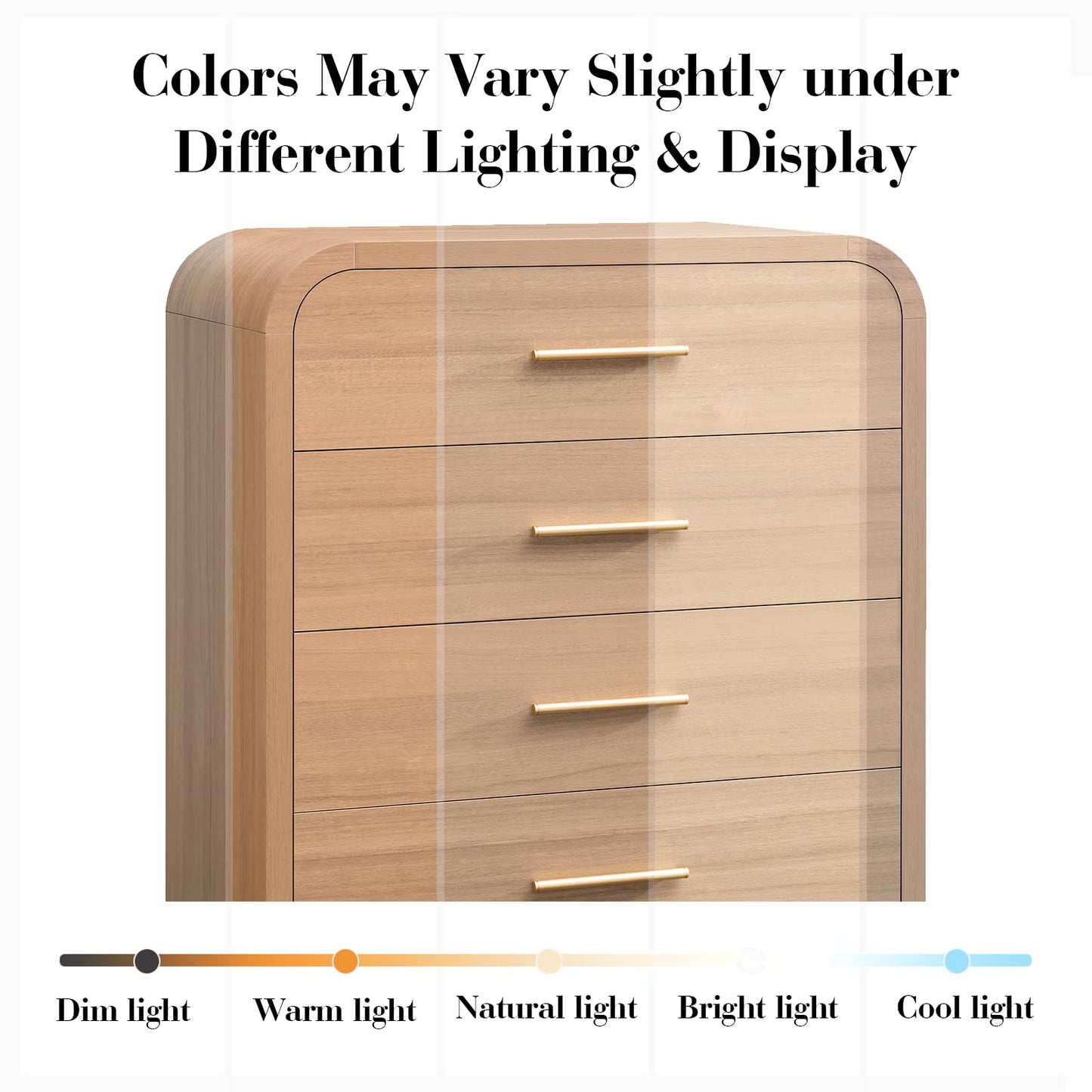 Vintagearth 5-Drawer Dresser - Canva Home