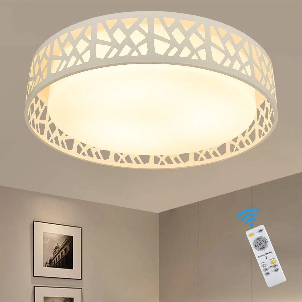 Modern Hollow Flush Mount Ceiling Light