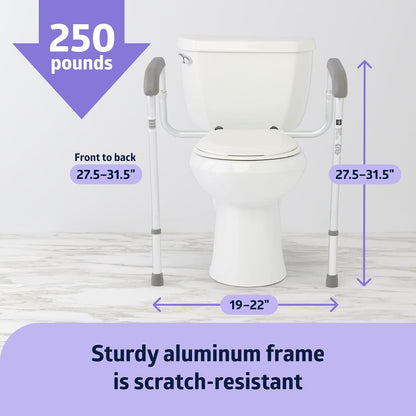 Medline Adjustable Toilet Safety Rails