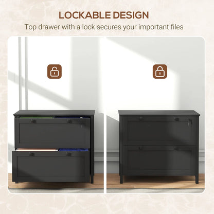 Baird file cabinet lockable top drawer with key