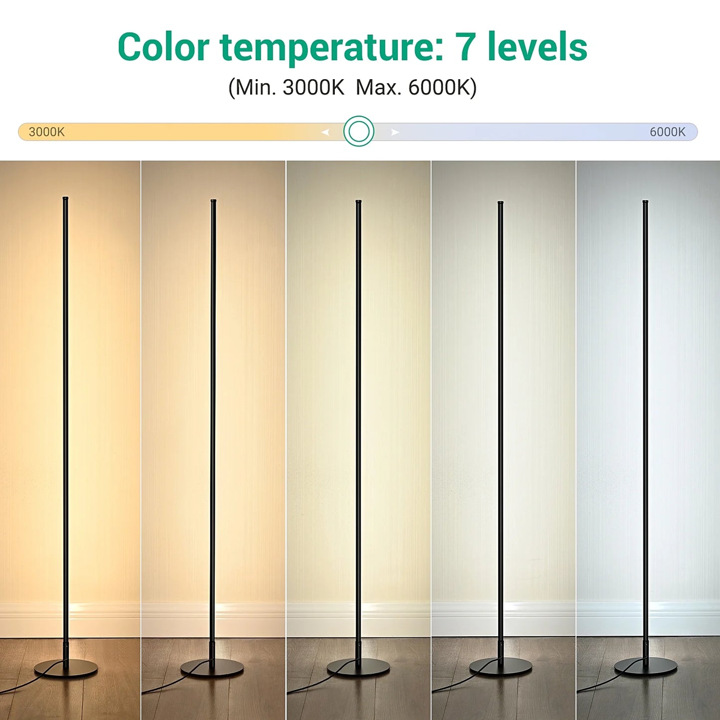 Modern Stick Living Room Floor Lamp