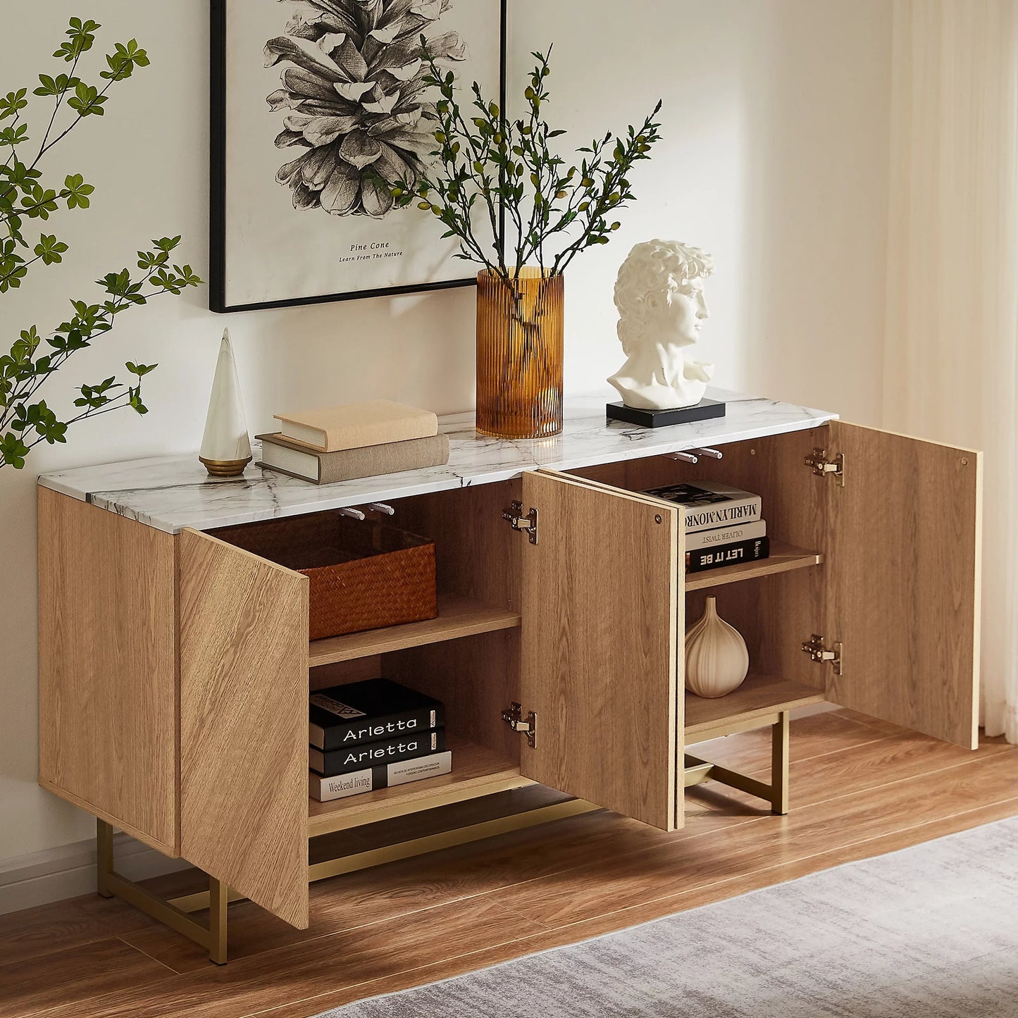 Mccall Mid Century Credenza Cabinet