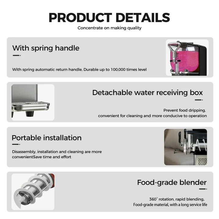 GSEICE 101.44oz Slushy Machine - Canva Home